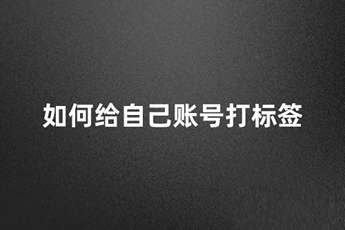 抖音什么标签最容易引流？抖音怎么推广自己的